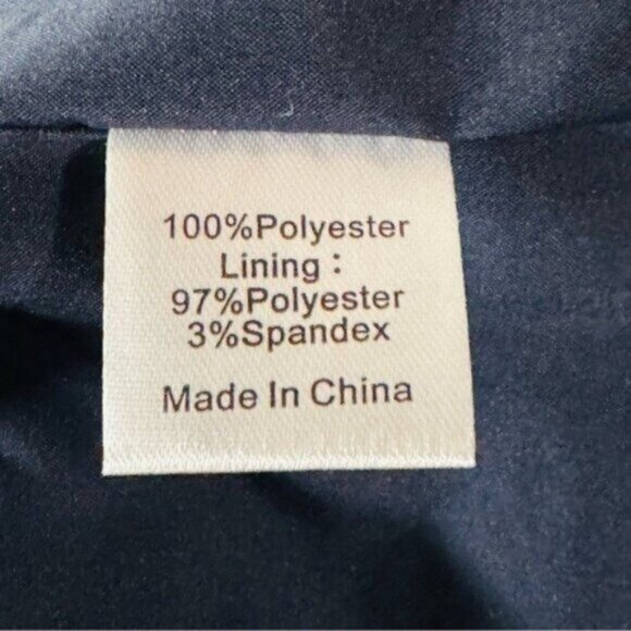 Tuckernuck | NEW Navy Tie Tweed Kelly Notched Neckline Mini Dress Size L - Picture 11 of 11